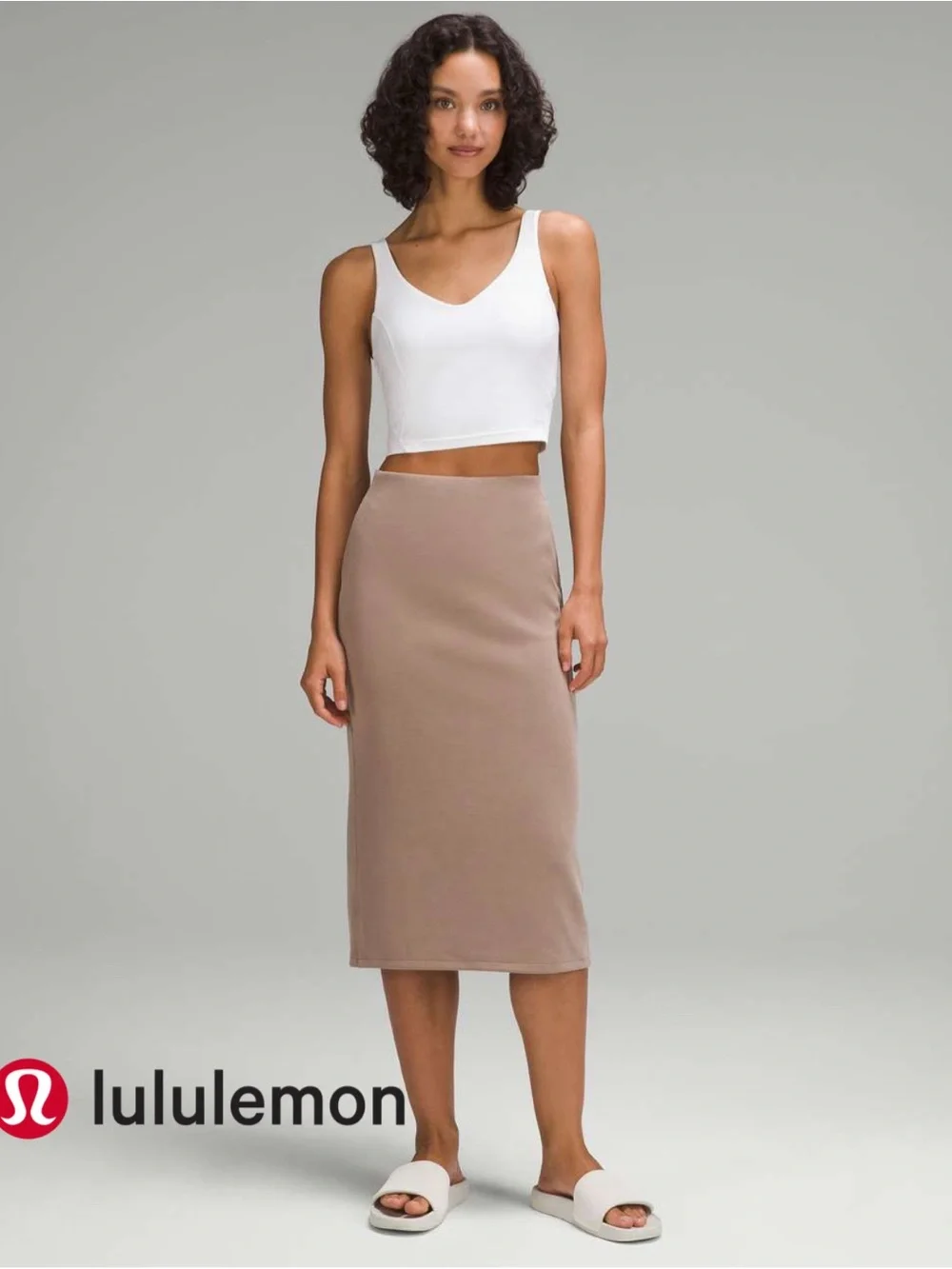 Lululemon Softstreme High-Rise Midi Skirt